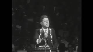 JFK at the Boston Garden on Election Eve 1960