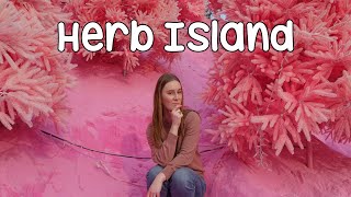 Herb Island Day Trip - A Pink Forest in Pocheon! 허브아일랜드 국내여행 vlog!