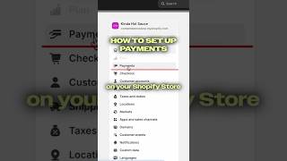 How to set up payments on Shopify