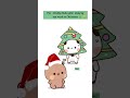 bubu becomes a christmas tree 🎄 😂 bubu dudu bubududu ytshorts peachgoma viral comedy anime