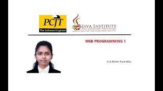 Web Project Task 24| Java Institute| 1st Year