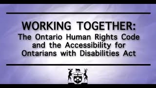 FREE Accessibility for Ontarian's with Disabilities Act AODA