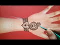 easy beautiful arabic mehndi design for beginner ll easy to make beautiful back hand mehndi design