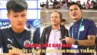 Quang Hải ghi bàn - HLV Kiatisak mong HAGL thắng trận đầu