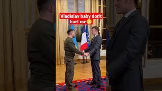 macron and zelensky in love ?  #shorts #politics #zelensky #macron