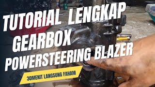 Tutorial cara servis power stering gearbox | OPEL BLAZER