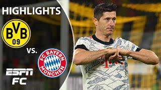 Bayern Munich brushes aside Borussia Dortmund to win the German Super Cup | Highlights | ESPN FC