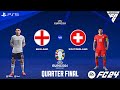 FC 24 - England vs. Switzerland - EURO 2024 Quarter Final Match | PS5™ [FullHD]