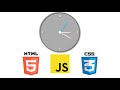 Clock with HTML, CSS, and JavaScript / How to Create Clock with HTML, CSS, and JavaScript