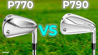 NEW TAYLORMADE P790 2021 VS  TAYLORMADE P770 IRONS!