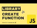 How to create user defined custom functions with JavaScript Libraries in Oracle Integration 3, OIC 3