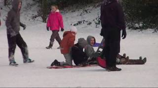 Rothwell Park Sledging