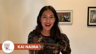 Kai Naima Williams performs "radical imagiNation" at the Densho Dinner @ Home