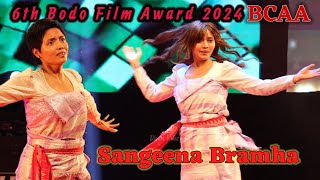 Sangeena Bramha Live Performance BCAA  Bodo Film Award 2024