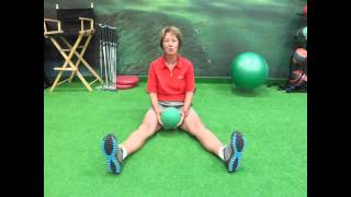 Totally Driven :fitness drill to improve shoulder turn and strengthen abdominals