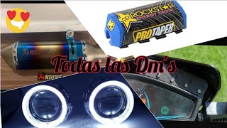 13 Accesorios para Dm's (125, 150, 200, 250)