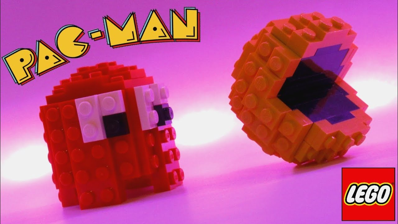 Lego Pac Man Ghost Moc Tutorial Youtube