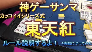 神ゲーサンマ【東天紅】のルールを説明するよ！（＋実際にやってみた）