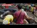 24 oras driver ng kotse hinabol at pinagbabato matapos takasan ang mga nabangga niya