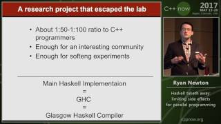 C++Now 2017: Ryan Newton \