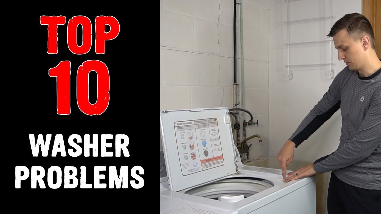 10 Most Common Problems With Laundry Washing Machines Youtube