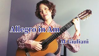 Allegro in Aminor Op.5 0No.13/M.Giuliani【新ギター教本P30】