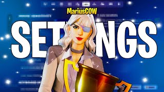 I USED MariusCOW's FORTNITE SETTINGS... (BEST SETTINGS)