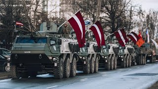 Latvijas Republikas proklamēšanas 104. gadadiena. Militārā parāde