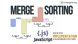 Merge Sorting Javascript Implementation || Sorting Algorithms || CodingPal.org