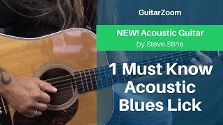 1 Must Know Acoustic Blues Lick | Acoustic Guitar Workshop