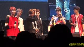 151018 DAY6 데이식스 Showcase in Taiwan - 대만응원