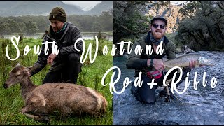 South Westland NZ Rod & Rifle - Late Spring Red Deer Hunting and Brown Trout Fishing.