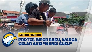 Pengepul dan peternak Buang Susu Segar ke Sungai di Pasuruan - [Metro Hari Ini]