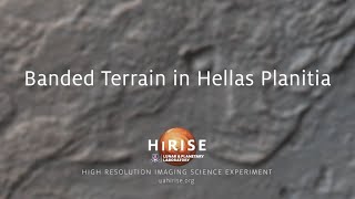 Mars: HiRISE (NASA): Banded Terrain in Hellas Planitia