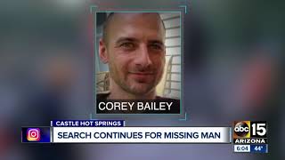 Search continues for missing man