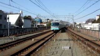 東京メトロ9000系9103F　急行日吉行き　多摩川駅にて