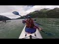 kayaking in chilkoot lake in haines ak