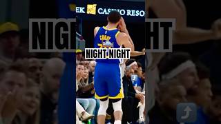 Steph Curry Gives The Night Night In The Third Quarter 🤯 #shorts #nba