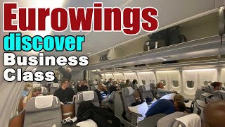 I flew Eurowings Discover A330 Business Class YYZ-FRA With a Surprise ending!