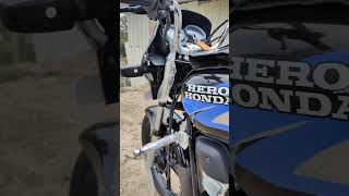 old Hero Honda2005 model Passion Plus modifiey spray painting #shortvideo #new