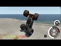 epic high speed jumps u0026 crashes 5 beamng drive grave digger u0026 scooby doo monster jam monster trucks