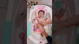 Baby Bath Time#videos #babystatus #shorts #trending #youtube #baby bathing 🛁