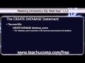 SQL Training - Structured Query Language Tutorial - The CREATE DATABASE Statement Lesson