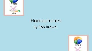 Homophones Song w/Lyrics