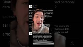 ChatGPT users data leaked👀