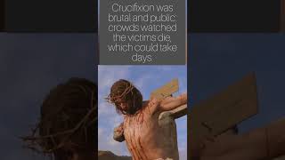 Why was Crucifixion done in public? -#jesus #romans #crucified #bible #crucificado #cross #howhedoit