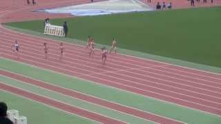 2013日本学生陸上競技個人選手権　女子４００m決勝 名倉彩夏（中京大学）優勝