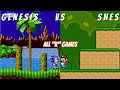 All Genesis Vs SNES Games Compared Side By Side Part 12: R Games