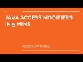 Java Access Modifiers in 5 mins