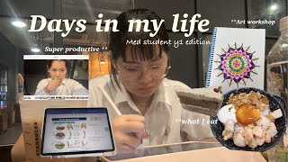 Days in my life 🐌 l productive vlog 🌱l เวิร์คช็อปศิลปะ,อ่านหนังสือ,what I eat